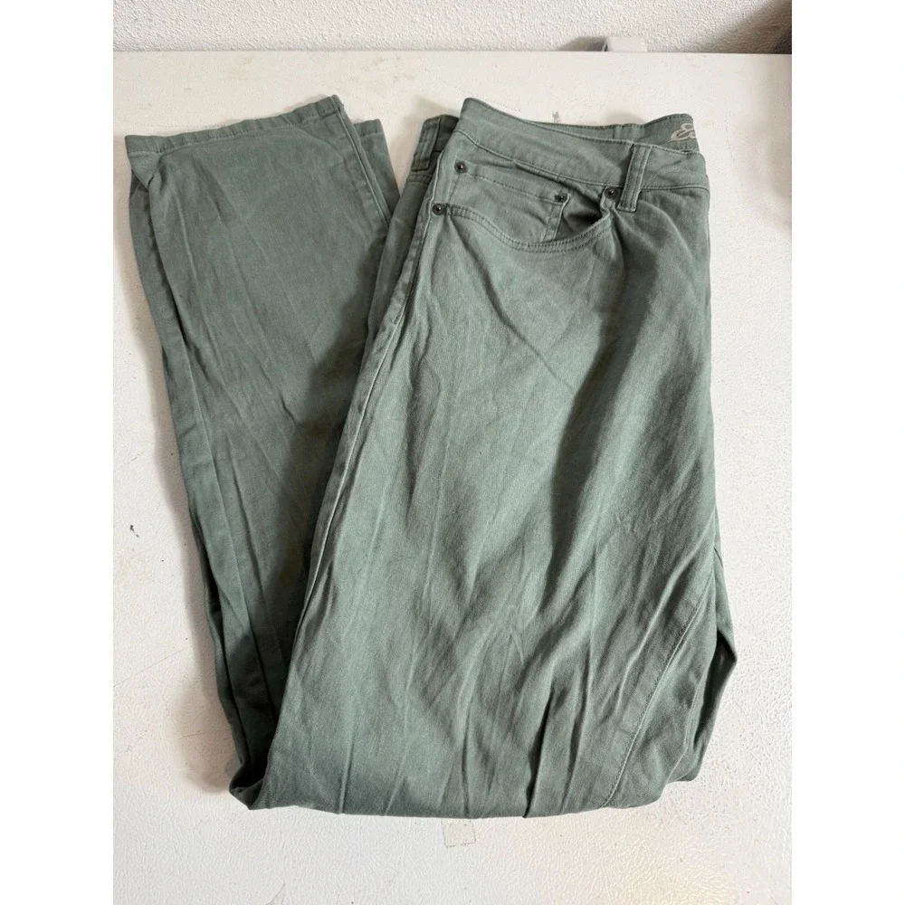 Eddie Bauer Men's 32x32 Green ‎ Utility Casual Pants EUC